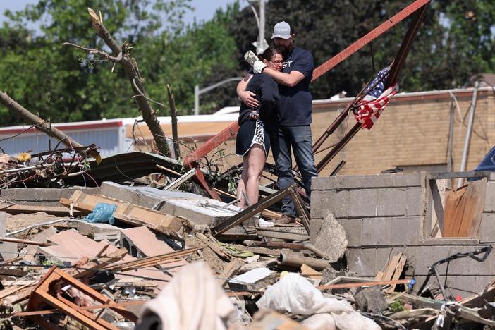 Small Iowa town becomes latest community devastated in active tornado season