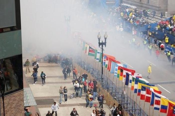 Boston Marathon Finish Line Turns to Massive, Bloody Crime Scene