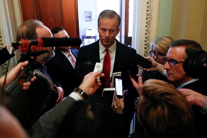 Thune: Coronavirus needs to be dealt with before giving the 'all clear'