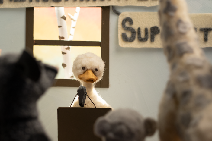 Harls joins a support group for reincarnated animals in this stop motion short.