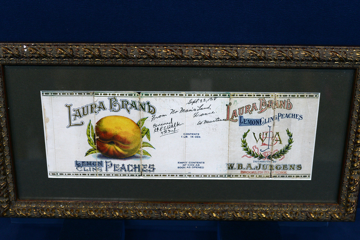 Appraisal: 1918 WWI Peach Can Label Letter, in Orlando Hour 2.
