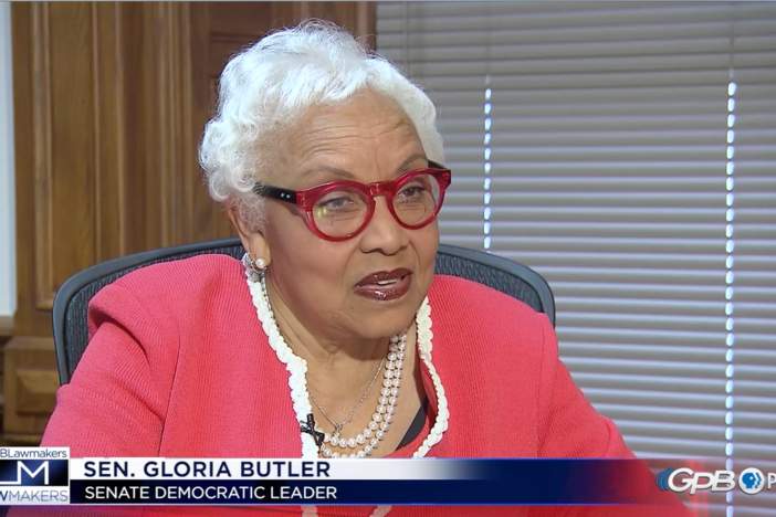 Interview with Senate Minority Leader Gloria Butler.