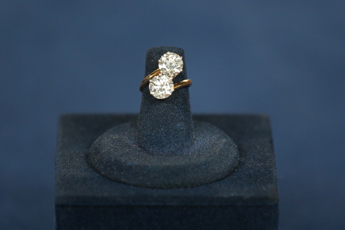 Appraisal: Matched-pair Diamond Ring, ca. 1910 from Green Bay, Hour 2.