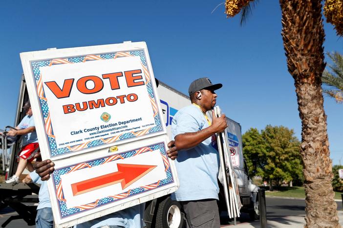 A look at Nevada's close Senate and gubernatorial races