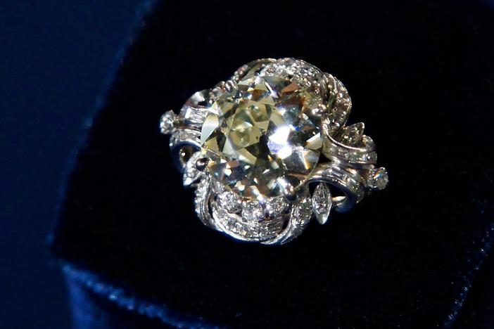 Appraisal: Platinum & Diamond Ring, ca. 1950, from Corpus Christi Hour 1.