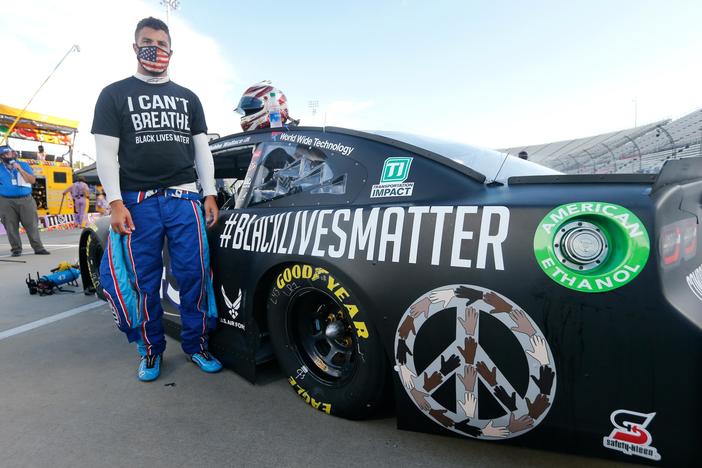 NASCAR's Bubba Wallace on banning the Confederate flag and a new generation of fans
