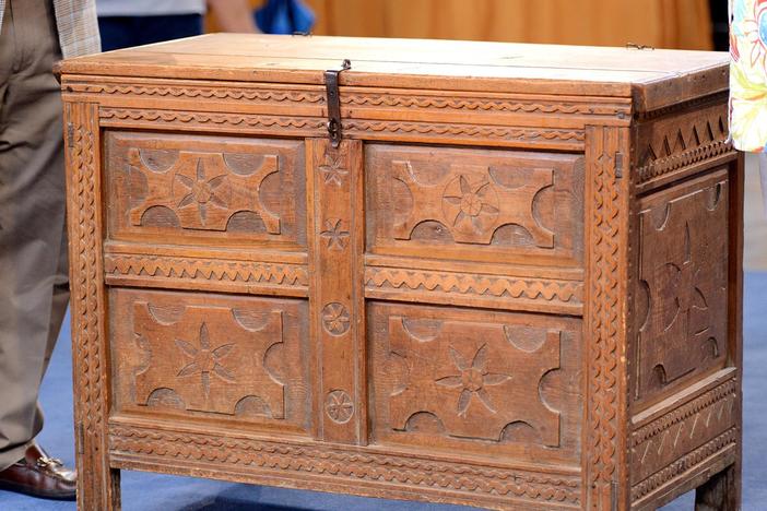 Appraisal: Early 19th-Century Southwestern Blanket Chest, from Albuquerqu, Hour 3.