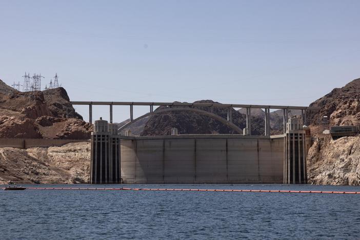 Megadrought causes perilously low water levels at Lake Mead