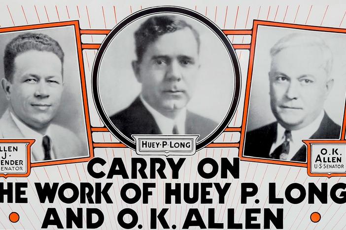 Appraisal: Louisiana Political Poster, ca. 1937, from Baton Rouge Hour 2.