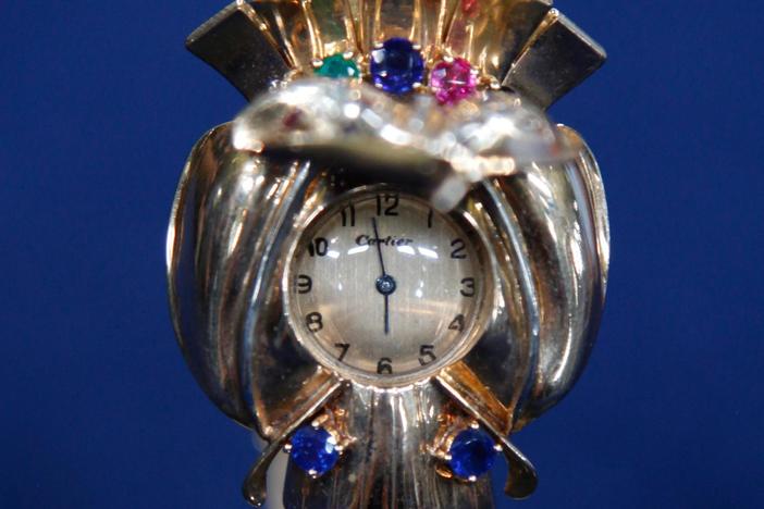 Appraisal: Cartier Covered Wristwatch, ca. 1945, from Boston Hour 2.