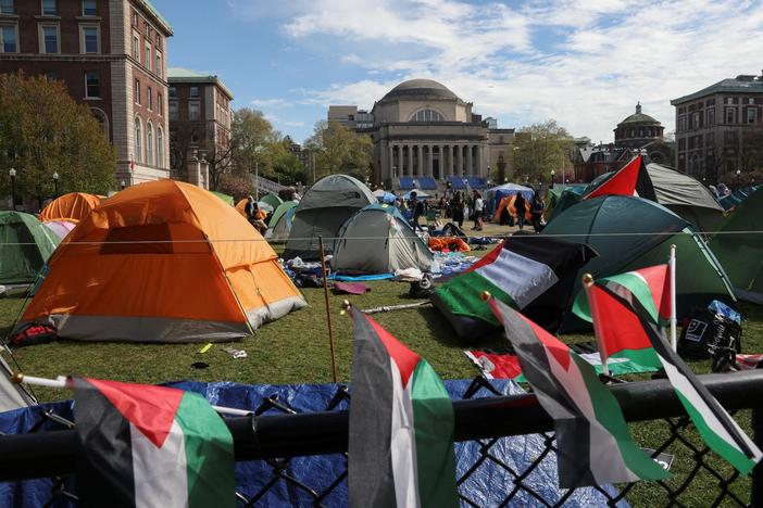 Protests against Israel's war in Gaza spread across college campuses nationwide
