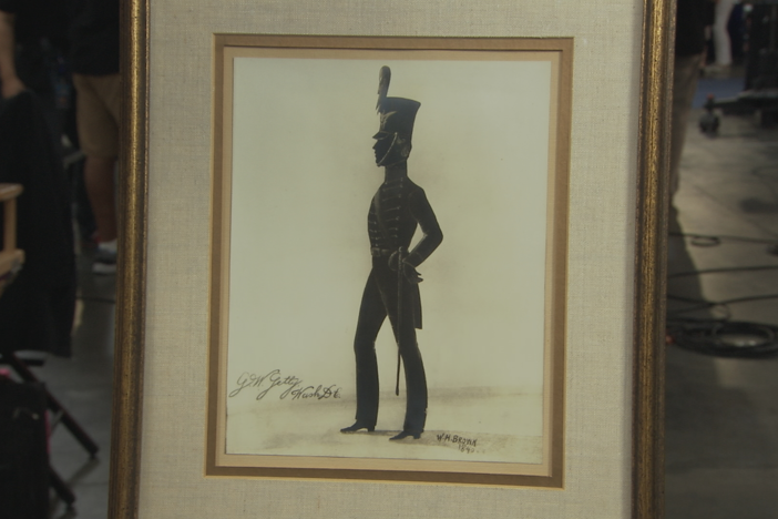 Appraisal: General George Washington Getty Silhouette & Cane in New Orleans, LA