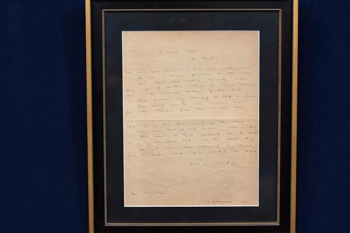 Appraisal: 1899 Oscar Wilde Poem, from Charleston Hr 2.