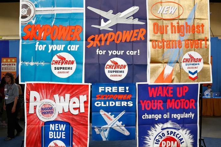 Appraisal: Chevron Gas Posters, ca. 1956, from Boise Hour 1.