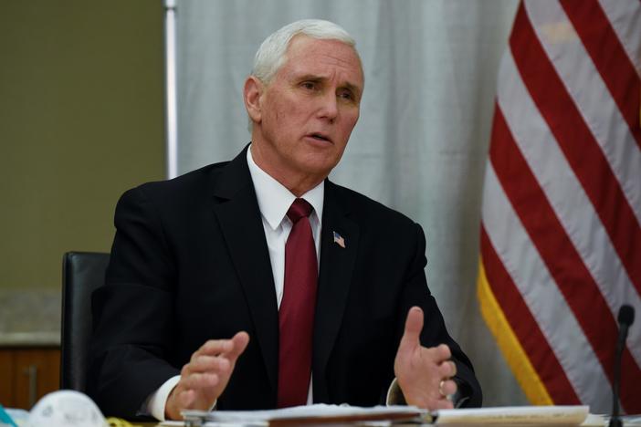 'Our health care system has not been overwhelmed' by COVID-19, says Pence