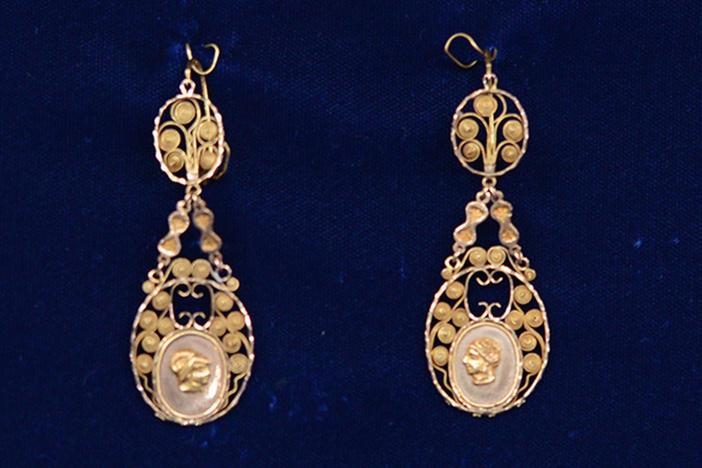 Appraisal: French Filigree Earrings, ca. 1775, from Albuquerqu, Hour 3.