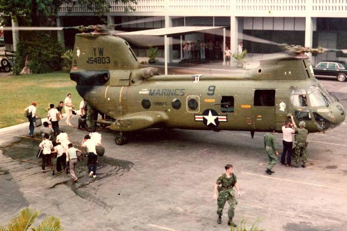 Gerry Berry was a marine helicopter pilot during the fall of Saigon in 1975. 
