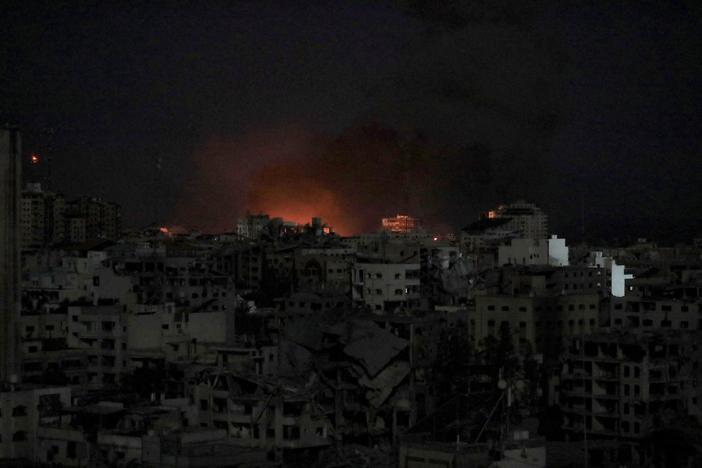Israeli airstrike hits refugee camp in northern Gaza, killing and wounding civilians