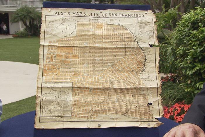 Appraisal: 1882 H.W. Faust "Map & Guide of San Fransisco"