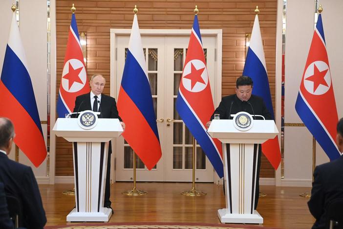 Putin signs pact with North Korea that could increase weapons for Russia's war in Ukraine