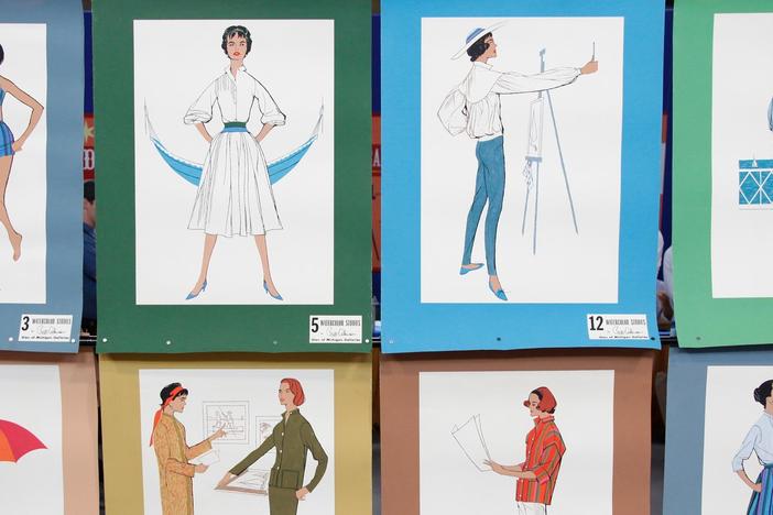Appraisal: Fashion Study Posters, ca. 1960, from Seattle Hour 3.