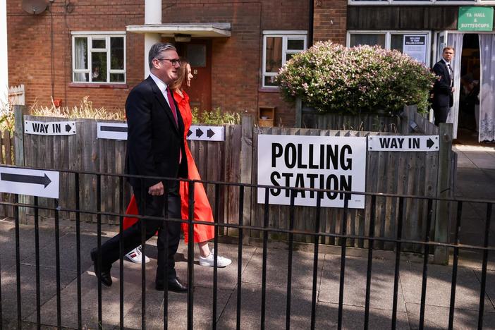 Exit polls show Labour landslide in U.K. election, ending 14 years of Conservative rule