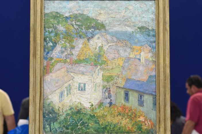 Appraisal: Pauline Palmer Provincetown Oil, ca. 1930, from Chicago, Hour 3.