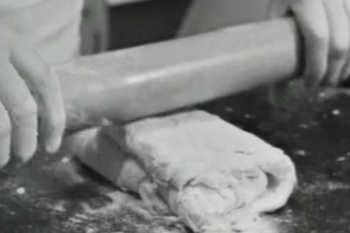 The French Chef, Julia Child teaches you how to make a puff pastry.