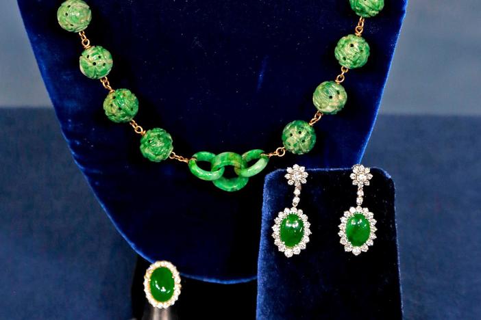Appraisal: Jade Jewelry Collection, from Anaheim Hour 2.