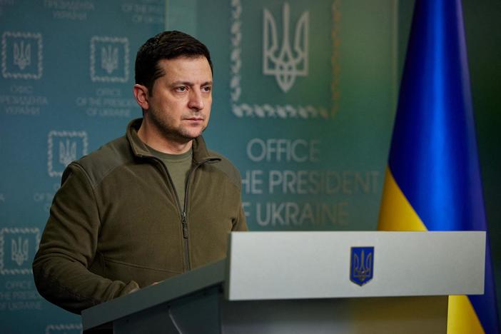 Volodymyr Zelensky's improbable rise from comedian to wartime leader of a defiant nation