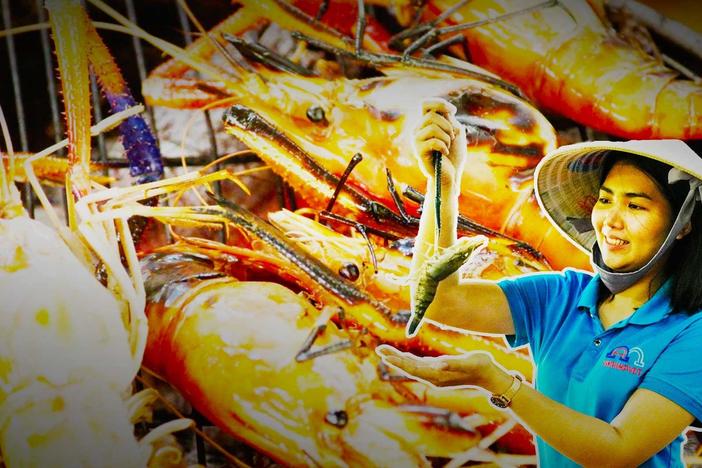 Shrimp aquaculture scientist Loc Tran is making shrimp farming healthier and more sustainable.