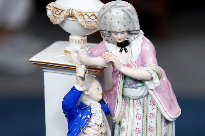 Appraisal: Meissen Porcelain Figural Group, ca. 1878, from Seattle Hour 3.