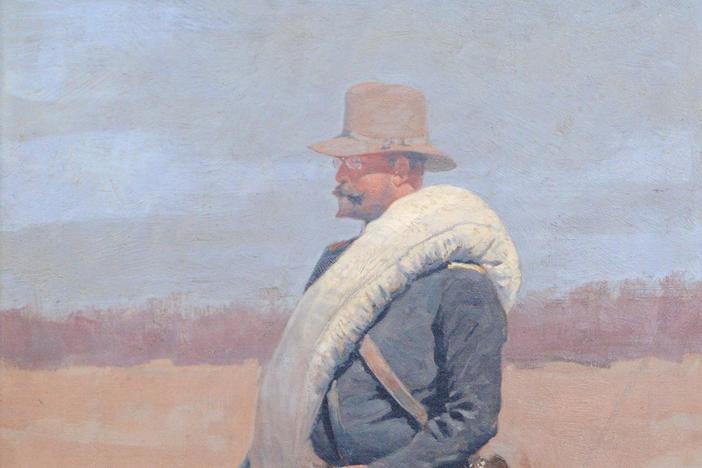 Appraisal: 1896 Frederic Remington Portrait with Letter, from Birmingham, Hour 1.