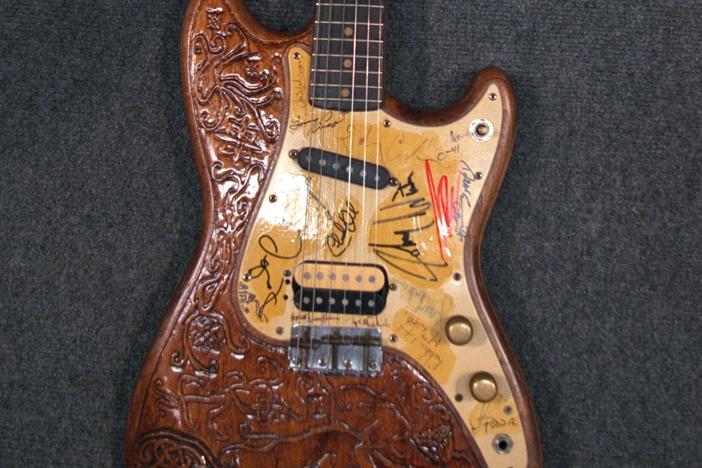 Appraisal: Autographed Electric Guitar, from Vintage Indanapolis.