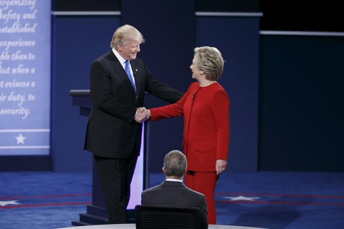 Clinton tries to build on debate momentum while Trump tries to regroup.