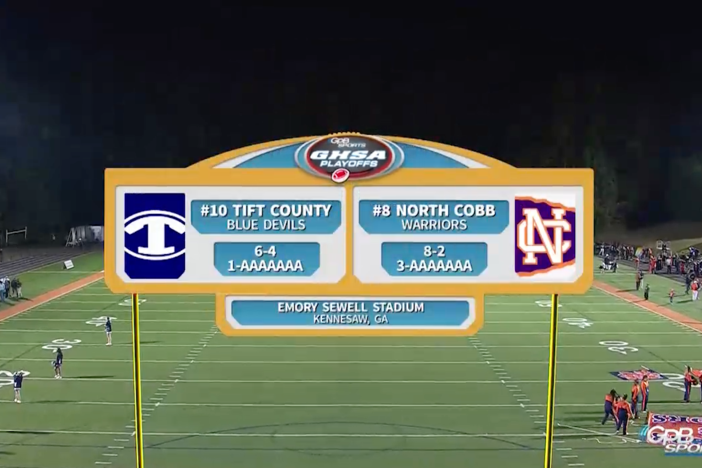 Tift takes on North Cobb in the first round of the GHSA Playoffs.