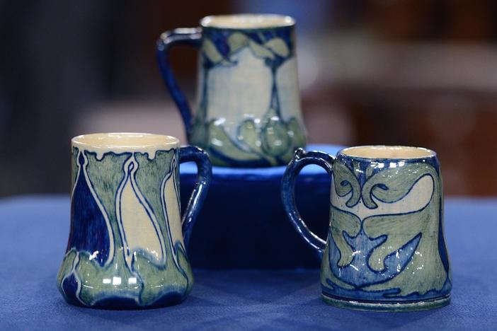 Appraisal: 1901 & 1908 Newcomb College Mugs, from Bismarck, Hour 3.