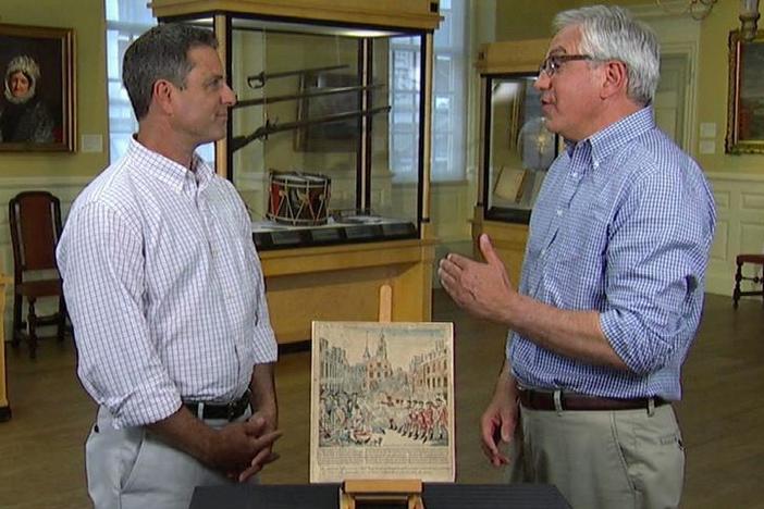 ROADSHOW heads to the Old State House in Boston to take a look at a Paul Revere print.