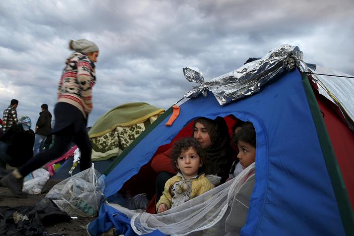 New European border restrictions have left more than 10,000 migrants stranded.