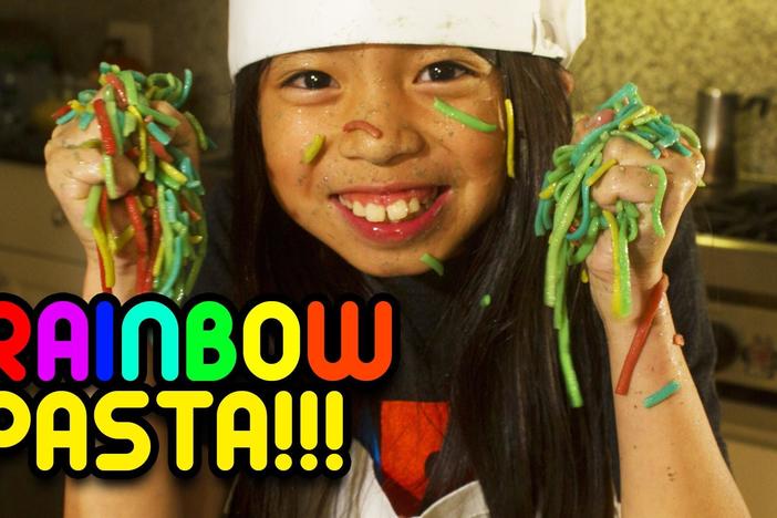 Make your own delicious masterpiece with this easy, colorful recipe for rainbow pasta!
