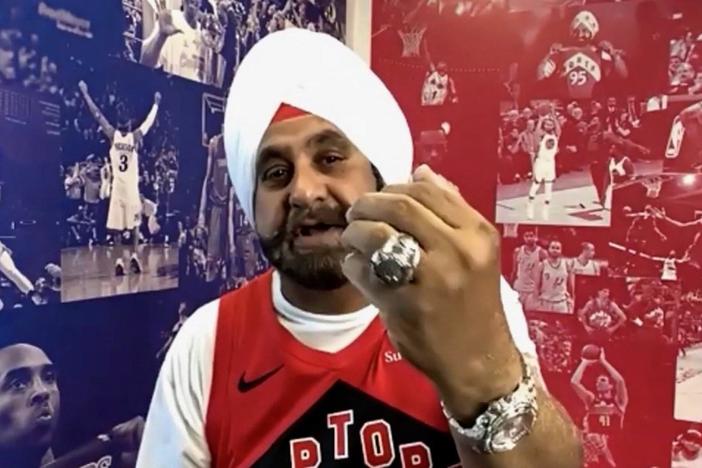 Superfan Nav Bhatia hasn't missed a Raptors game since 1995.