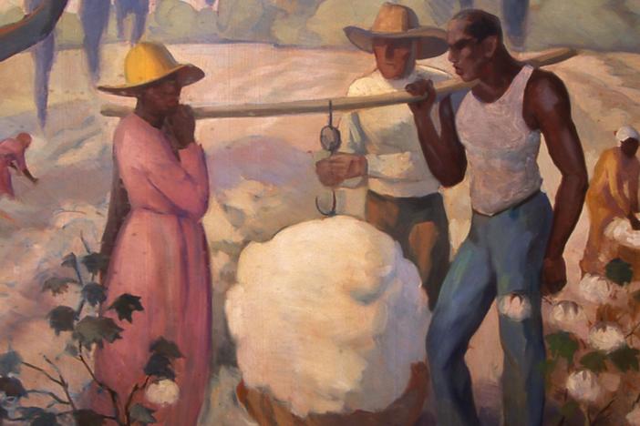 Are these unusual paintings part of the biggest job creation program in America's history?