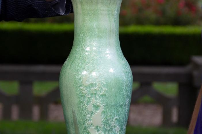 Appraisal: Walter Stephen Pisgah Forest Crystalline Vase, ca. 1930