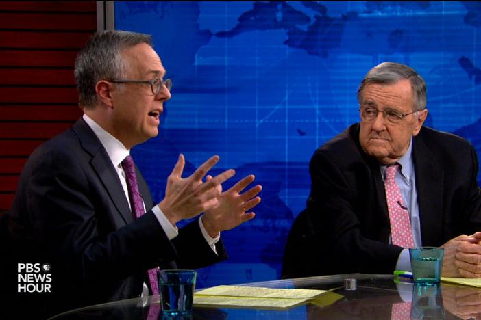 Columnists Mark Shields and Michael Gerson analyze the week's political stories.