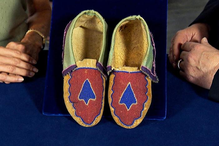 Appraisal: Delaware Moccasins, ca. 1870, from Charleston Hr 2.