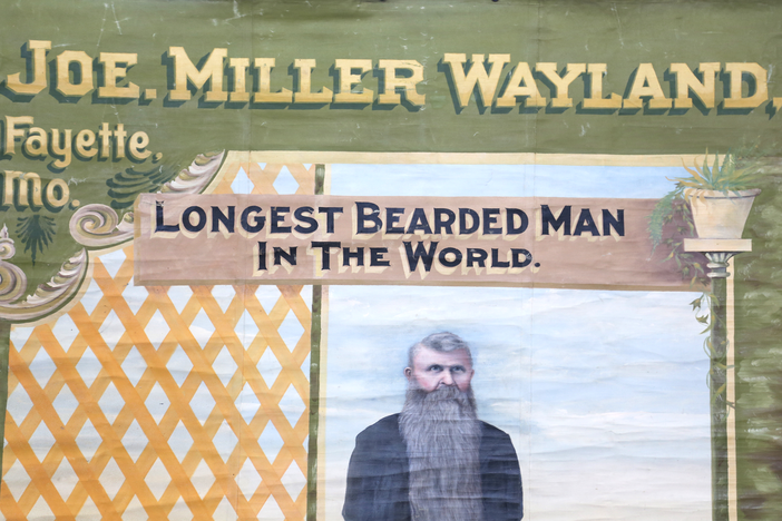 Appraisal: 1901 "Longet Bearded Man" Banner, in St. Louis Hour 1.