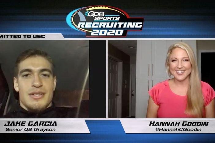 GPB’s Hannah Goodin interviews Grayson QB Jake Garcia about his recruiting process.