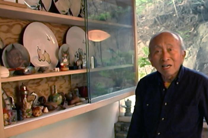 Tyrus Wong's skillful, inspired painting made its way across America through home decor.