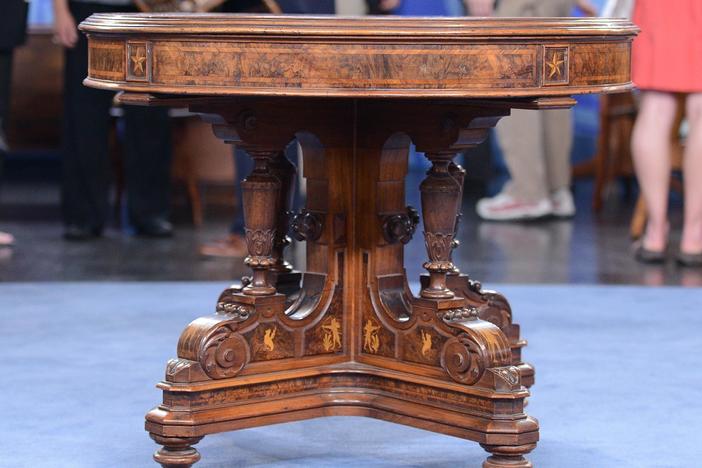 Appraisal: Renaissance Revival Center Table, ca. 1880, from Santa Clara, Hour 2.