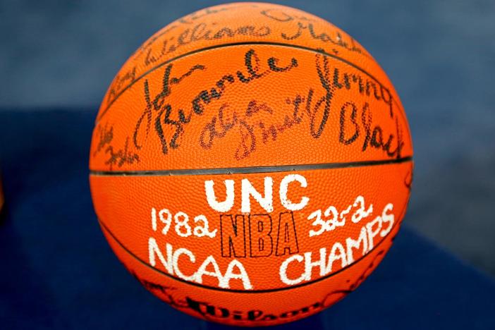 Appraisal: 1982 University of North Carolina Signed Basketball, from Richmond Hour 1.